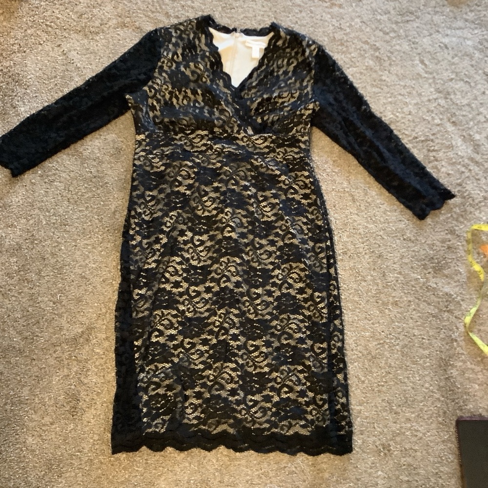 Elegant Black Lace Dress